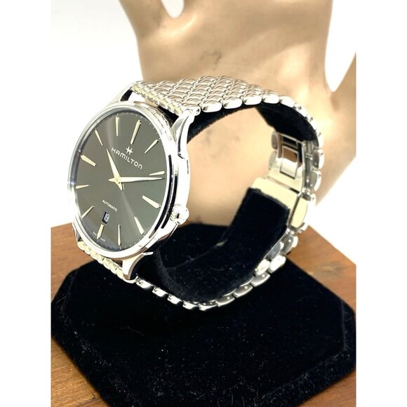 Hamilton Men's Watch H38525181 Jazzmaster Swiss Automatic Gray Dial Steel 40mm - Picture 2 of 15